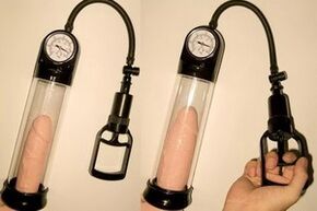 vakuová pumpa na zvětšení penisu