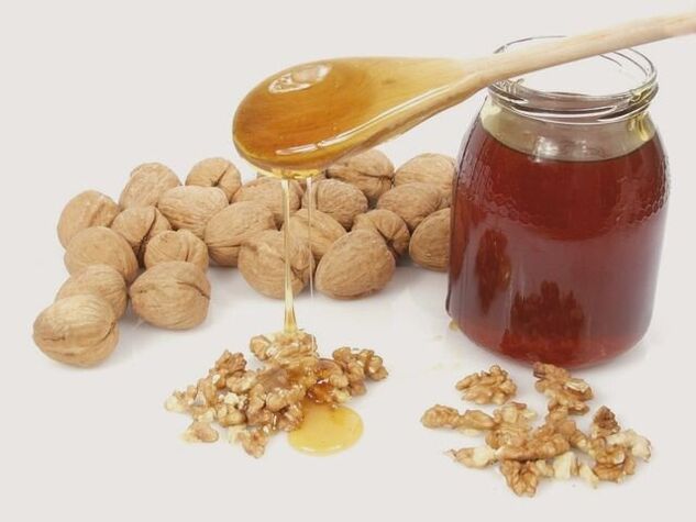 ořechy a med pro zvětšení penisu